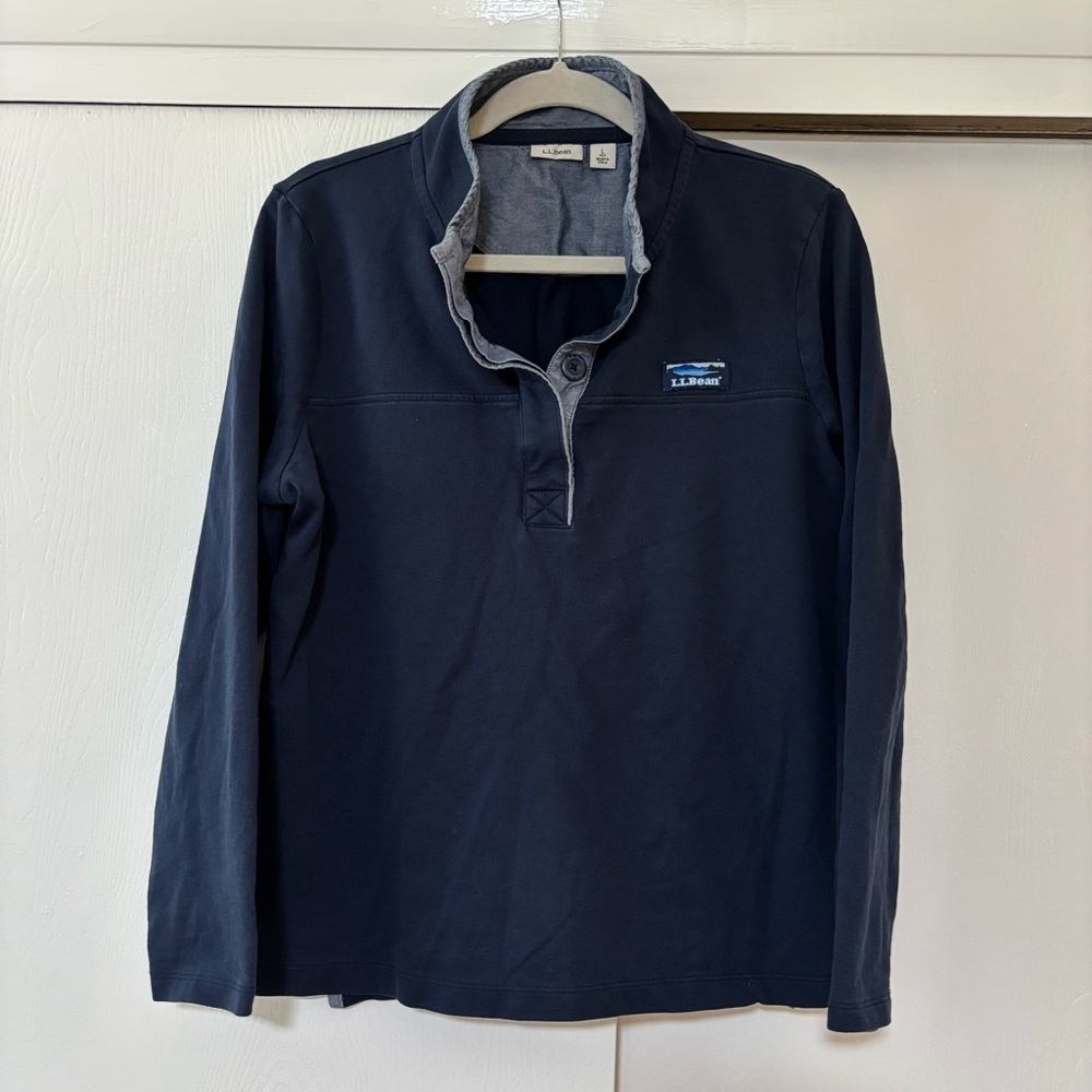 L.L. Bean Blue Pullover